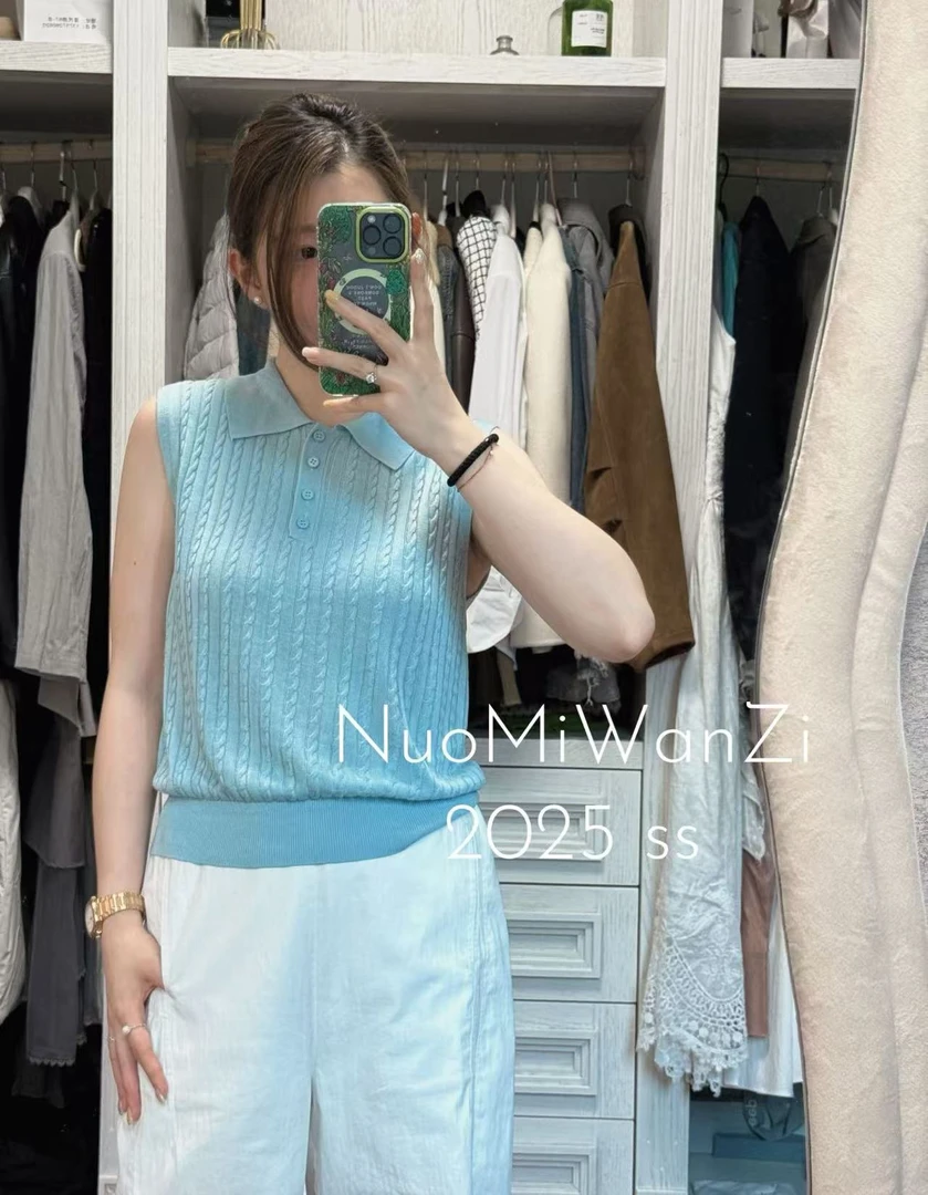 丸子十儿童百搭镂空麻花条针织亲子毛衣（夏款）WZJ-52315