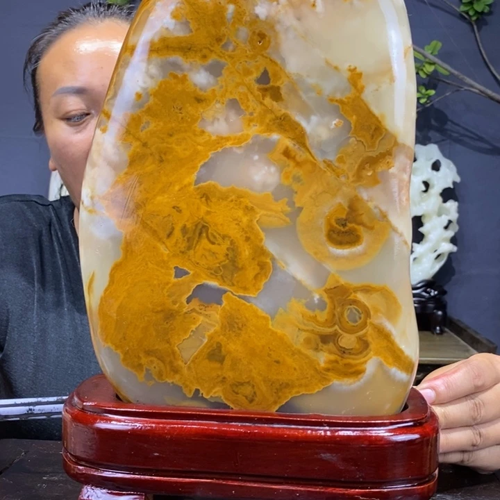 石材精品古青石摆件