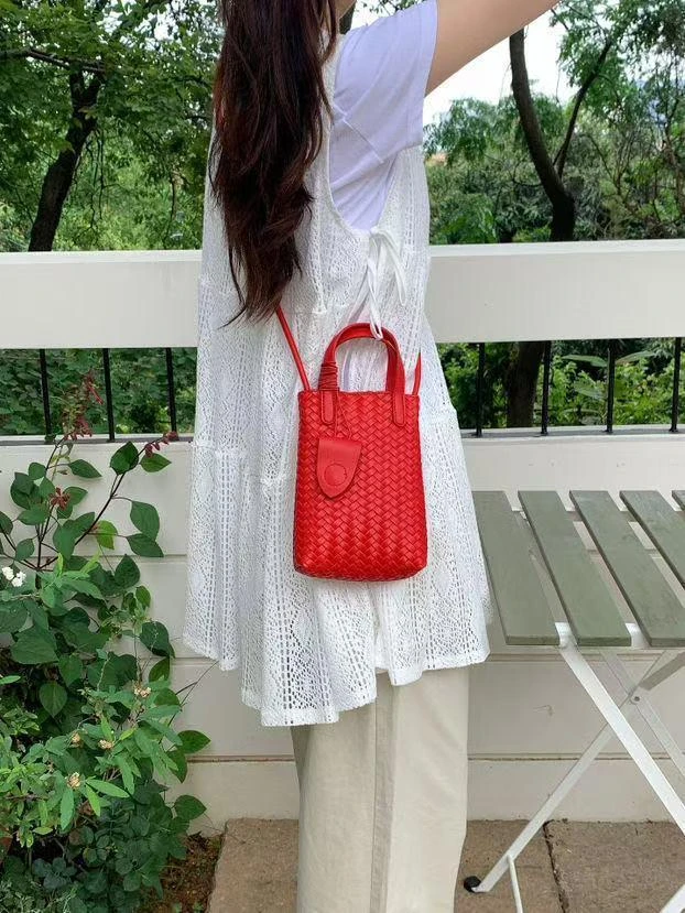 TF-韩系小众编织通勤包包TF70247