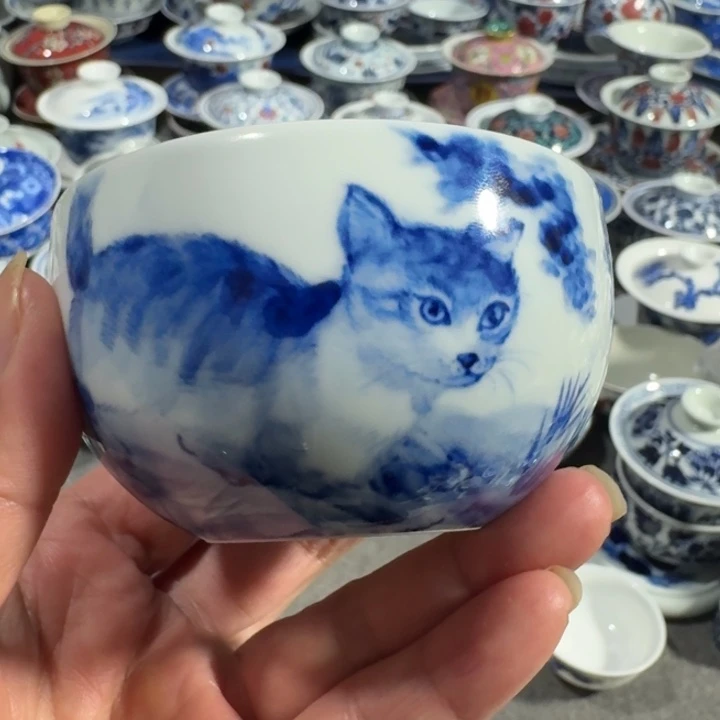 景德镇手工手绘杯