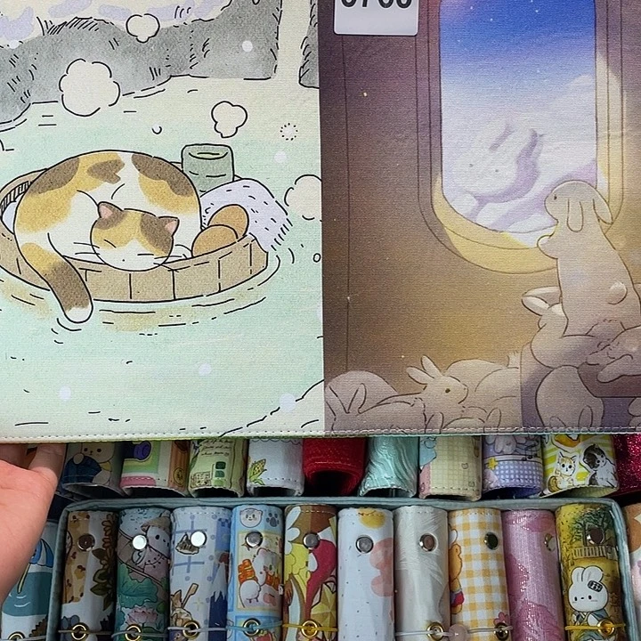 织绣A5活页不加纸5768