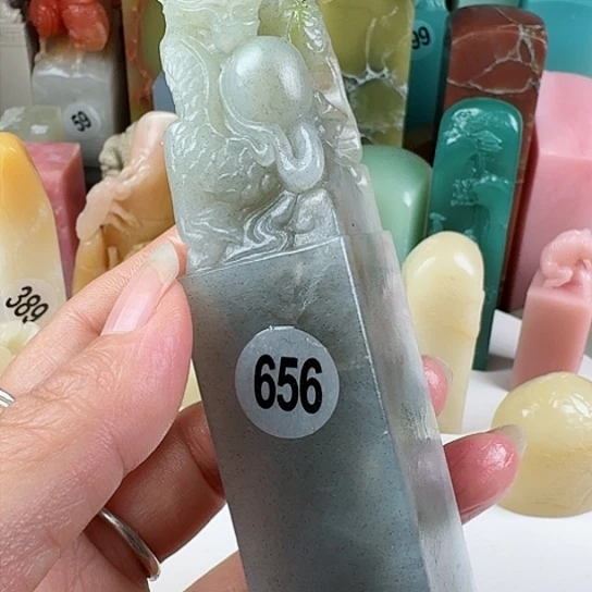 寿山石印石开****Y印石章料…..