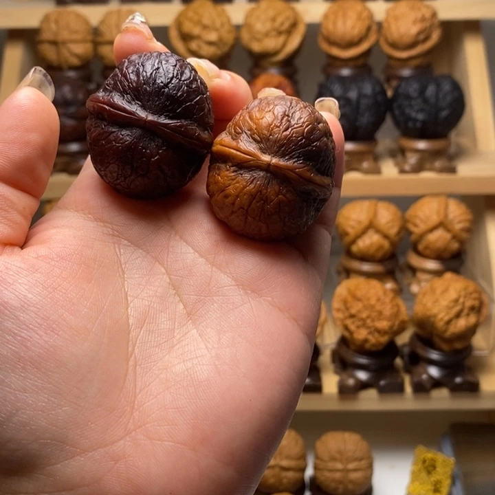 吊坠文玩核桃37七彩祥云Y23