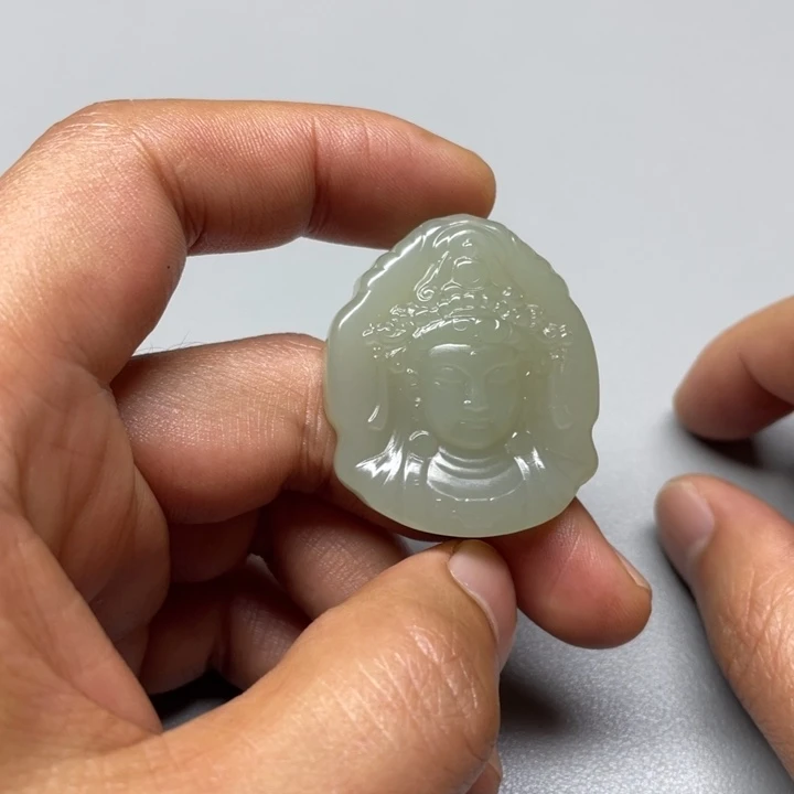 吊坠(不含链)未镶嵌和田玉紫**來