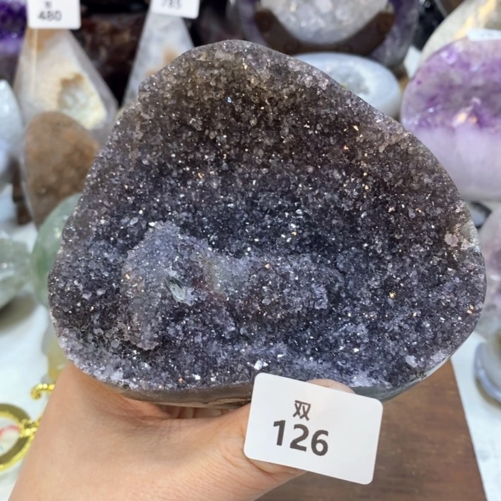 水晶大型摆件（非配饰）未镶嵌方解石