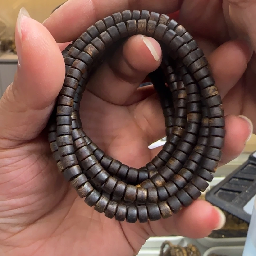 沉香手串多样性发1条千里香沉水算盘珠高货06