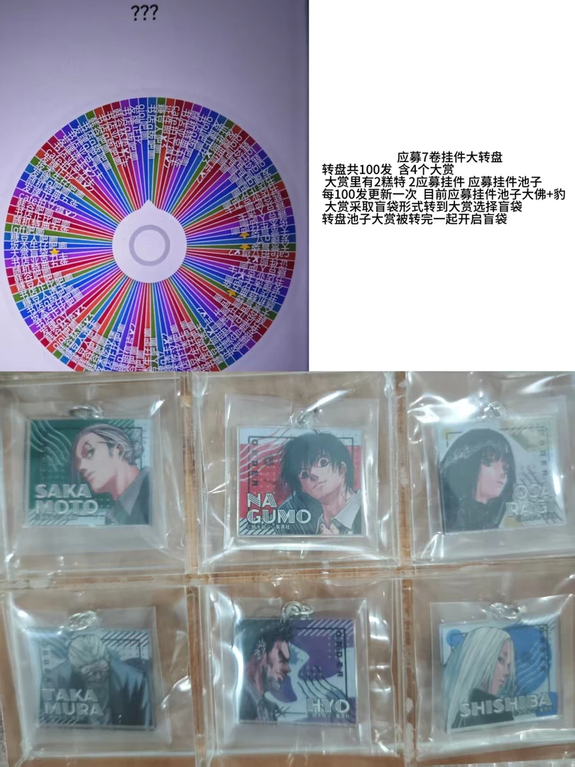 【日谷】坂本日常应募7卷挂件海景大转盘（代拆）