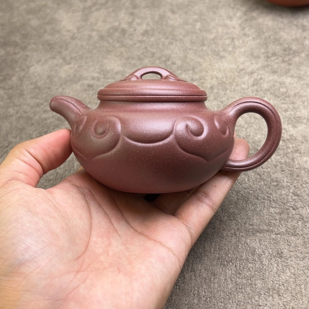 茶壶紫砂季*桃花泥如意仿古
