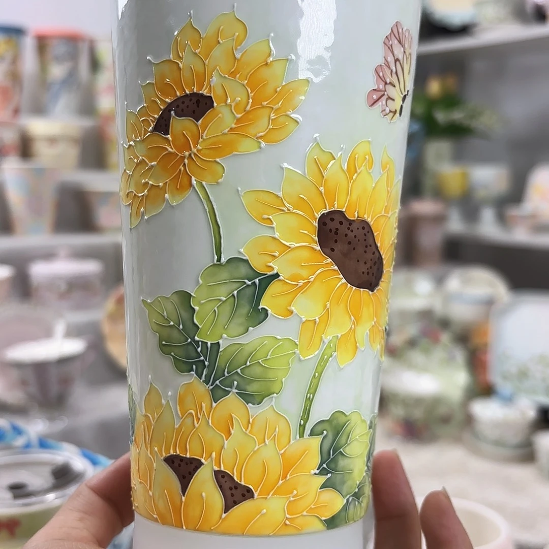 手绘创意高温釉下彩陶瓷