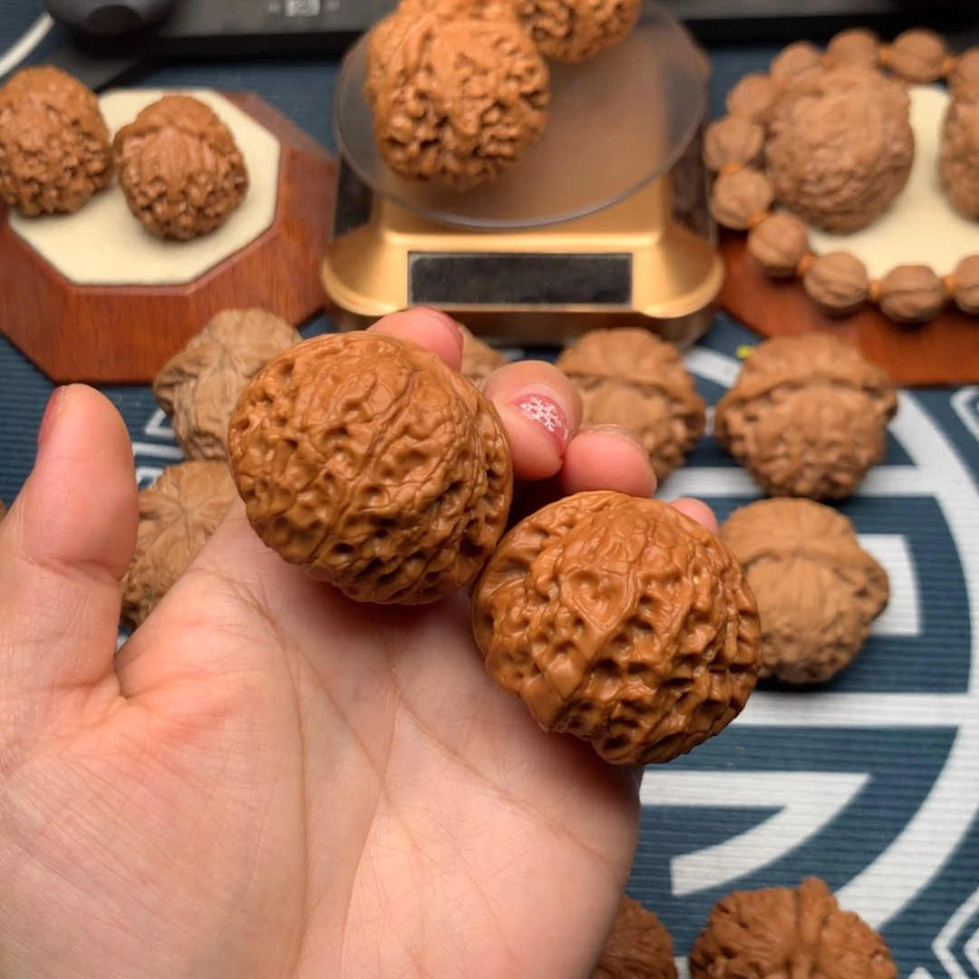 花***Z文玩核桃把件大团圆40