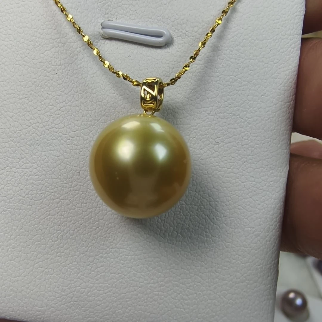 颈饰海水珍珠银S925镶嵌