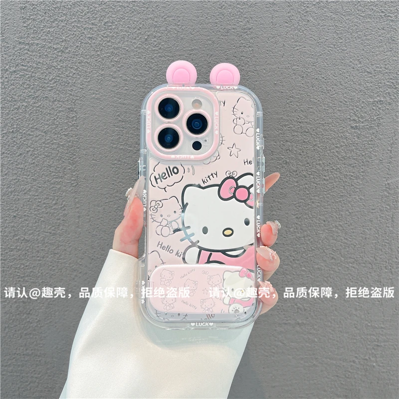 镜面奶油壳适用苹果16/iPhone/华为荣耀/OPPO/VIVO/小米手机壳潮
