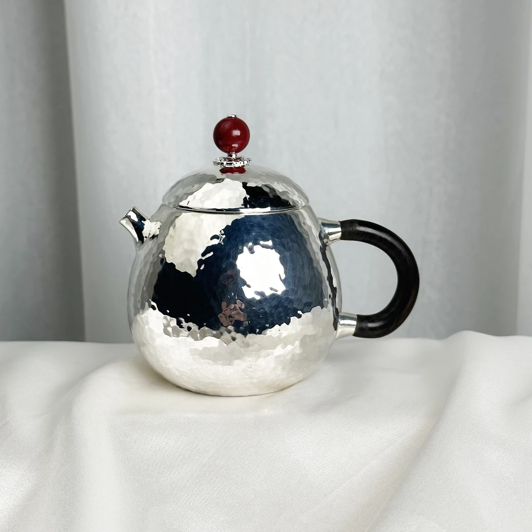 -手工锤纹龙蛋壶泡茶壶999