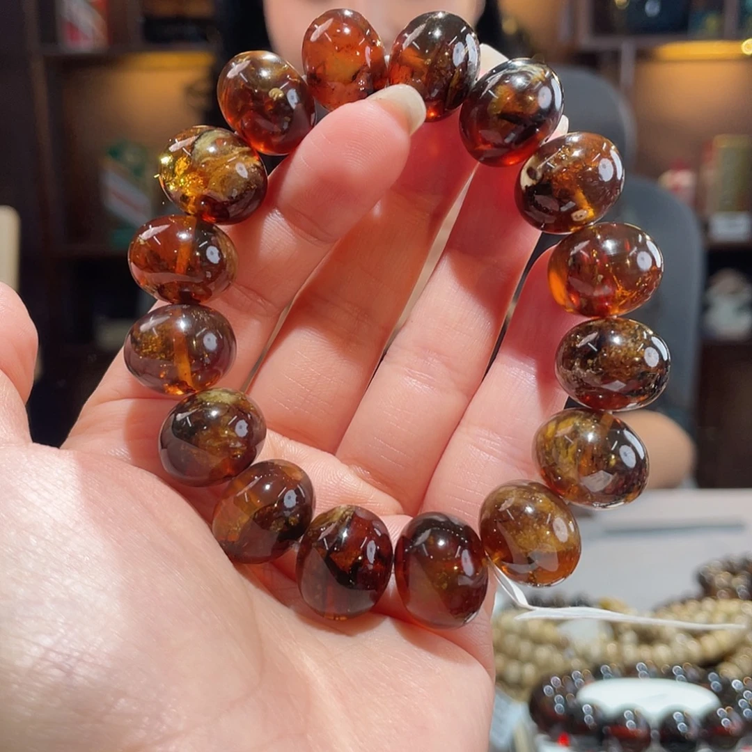 未镶嵌颈饰琥珀16m血蜡