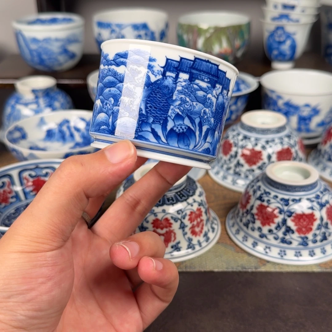 现代手工手绘茶器微瑕福利