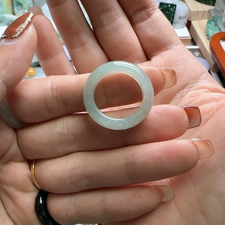 翡翠颈饰未镶嵌戒圈圈口18+