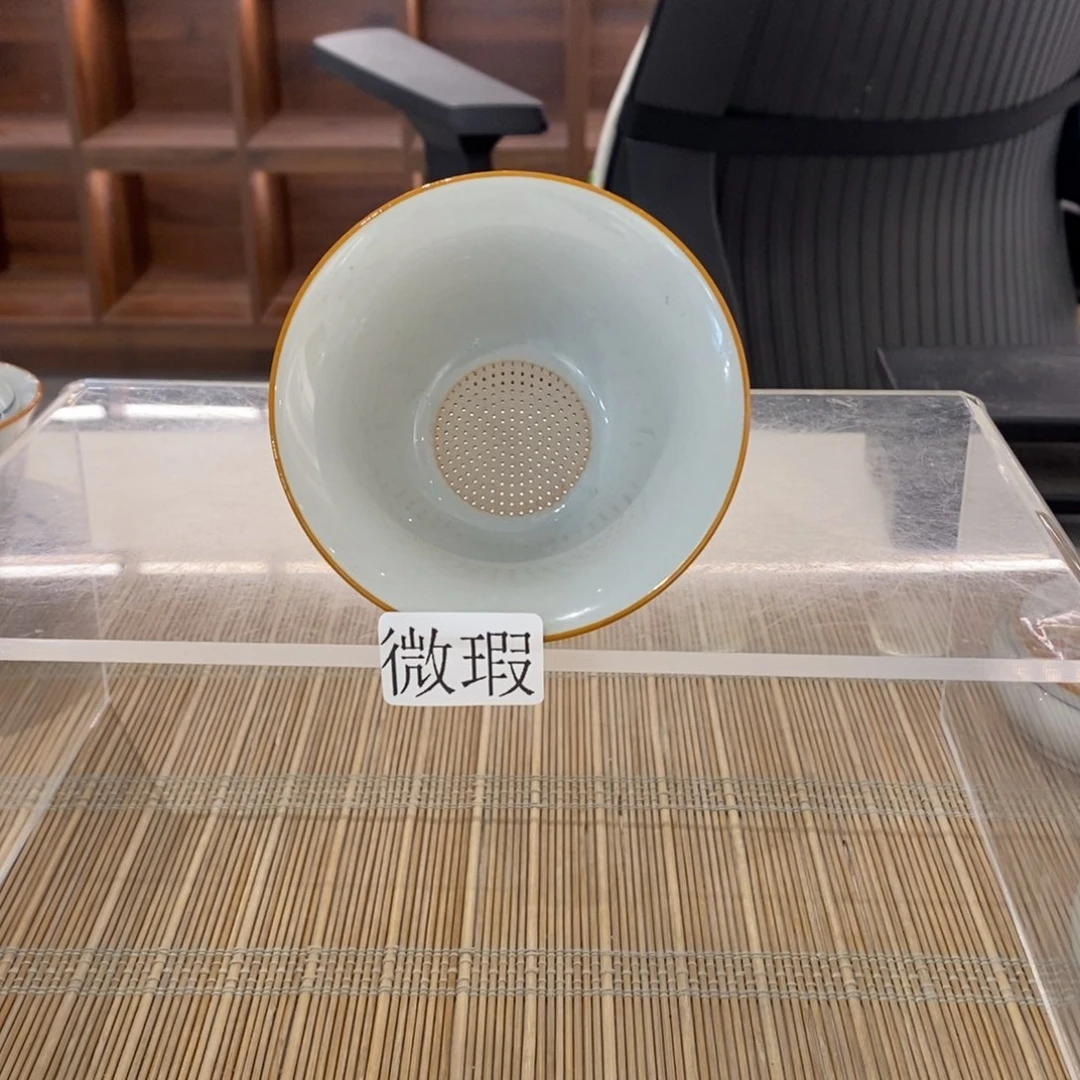 釉下彩老陶泥手工绘制