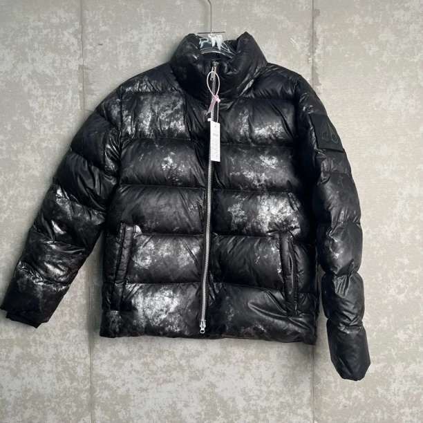 未使用 WE11 DONE S/慕瑟纳可/黑色数码印刷面包羽绒服/17973/JP