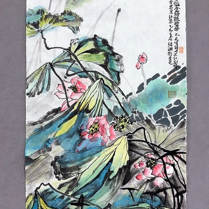 国画亲笔手绘放心去藏