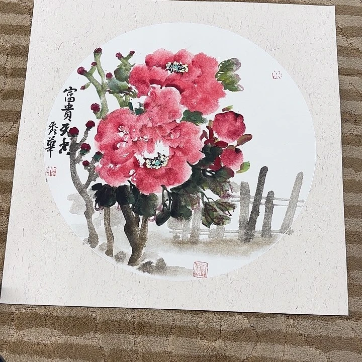 国画花鸟的翅膀和翅膀是50.50