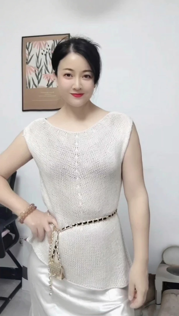 《亚娜》桑蚕蕾丝天丝短袖亚麻纯棉线手工diy非成品含工具+视频教程