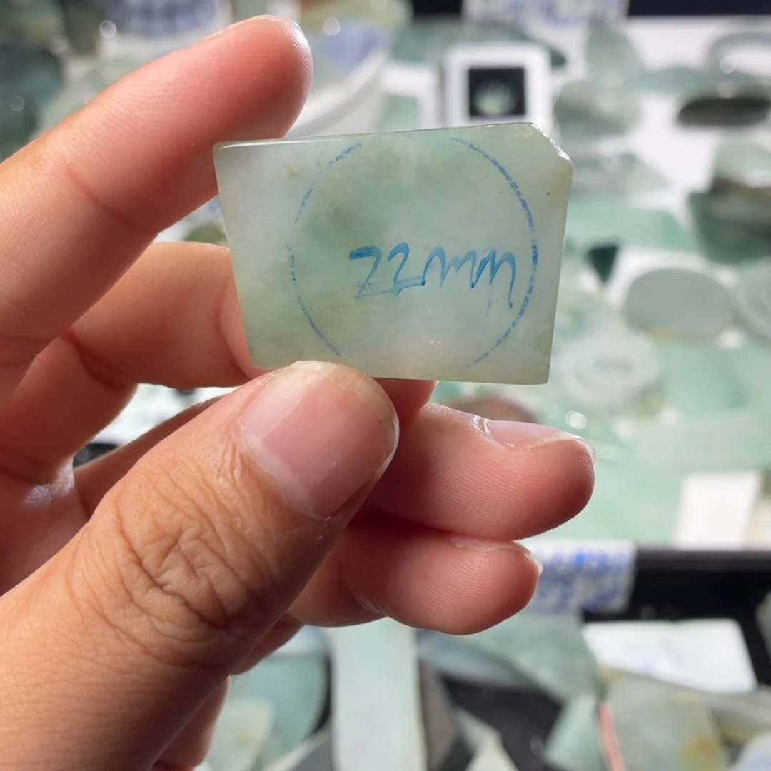 未镶嵌定制翡翠天然缅甸翡翠a货高糯化包工平安扣