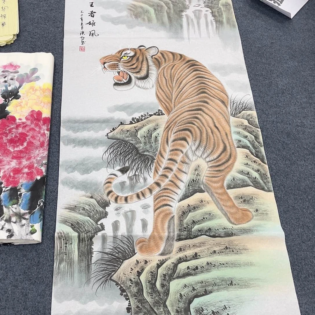国画作品小姐姐放漏…