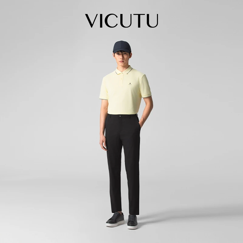 威可多男士休闲裤25年春季新款通勤轻薄长裤休闲百搭裤子男装舒适