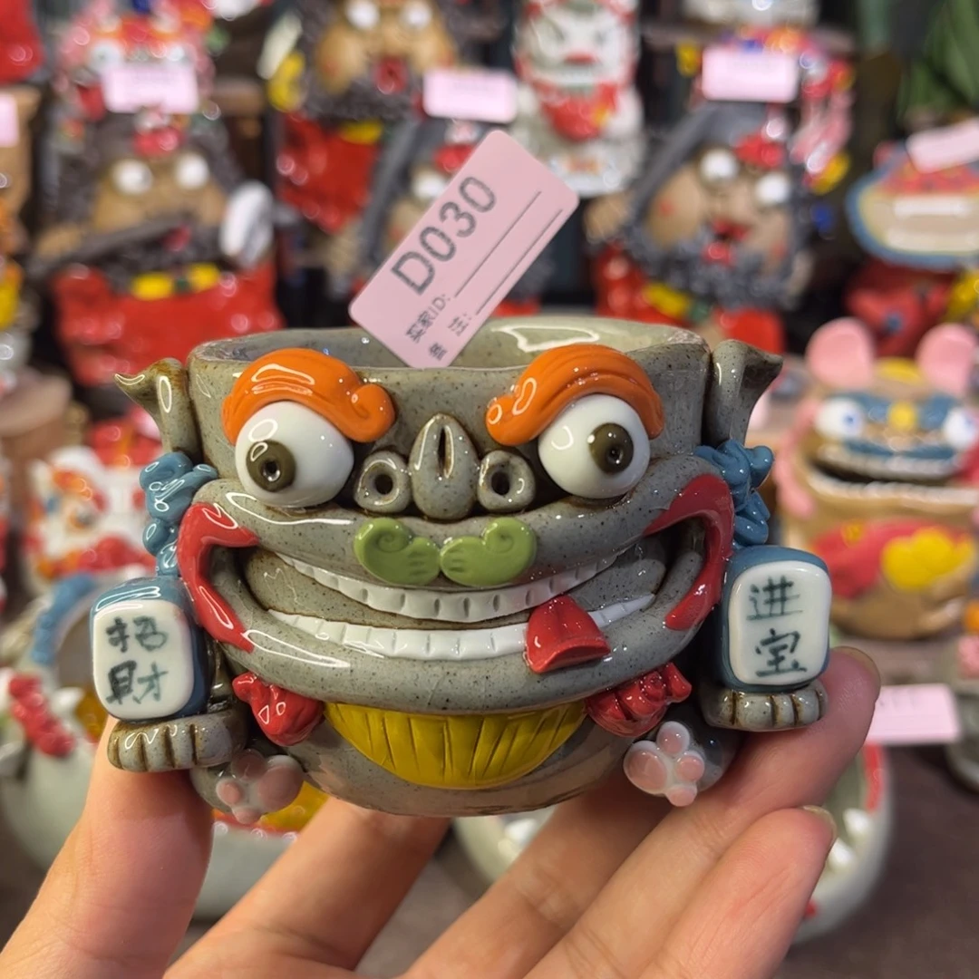 泥塑纯手工茶宠摆件