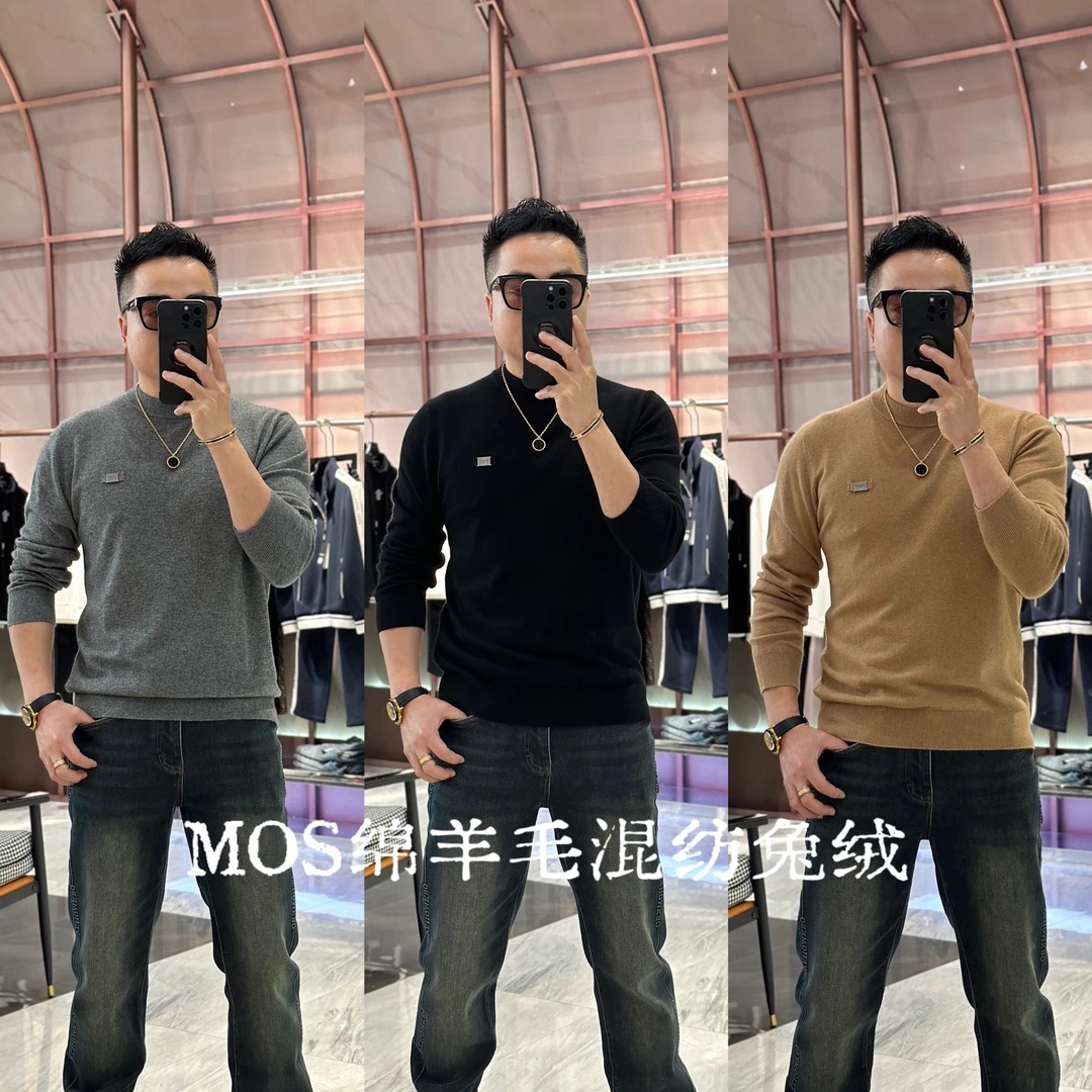 《发现者fxz》25冬男士”MOS羊毛衫“轻奢定制欧货长袖羊毛衫-2568