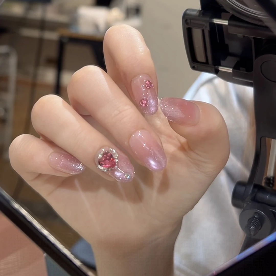 【初恋】纯手工可拆卸穿戴甲10片