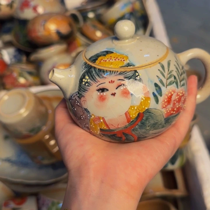 瓷片景德镇陶瓷手工手绘