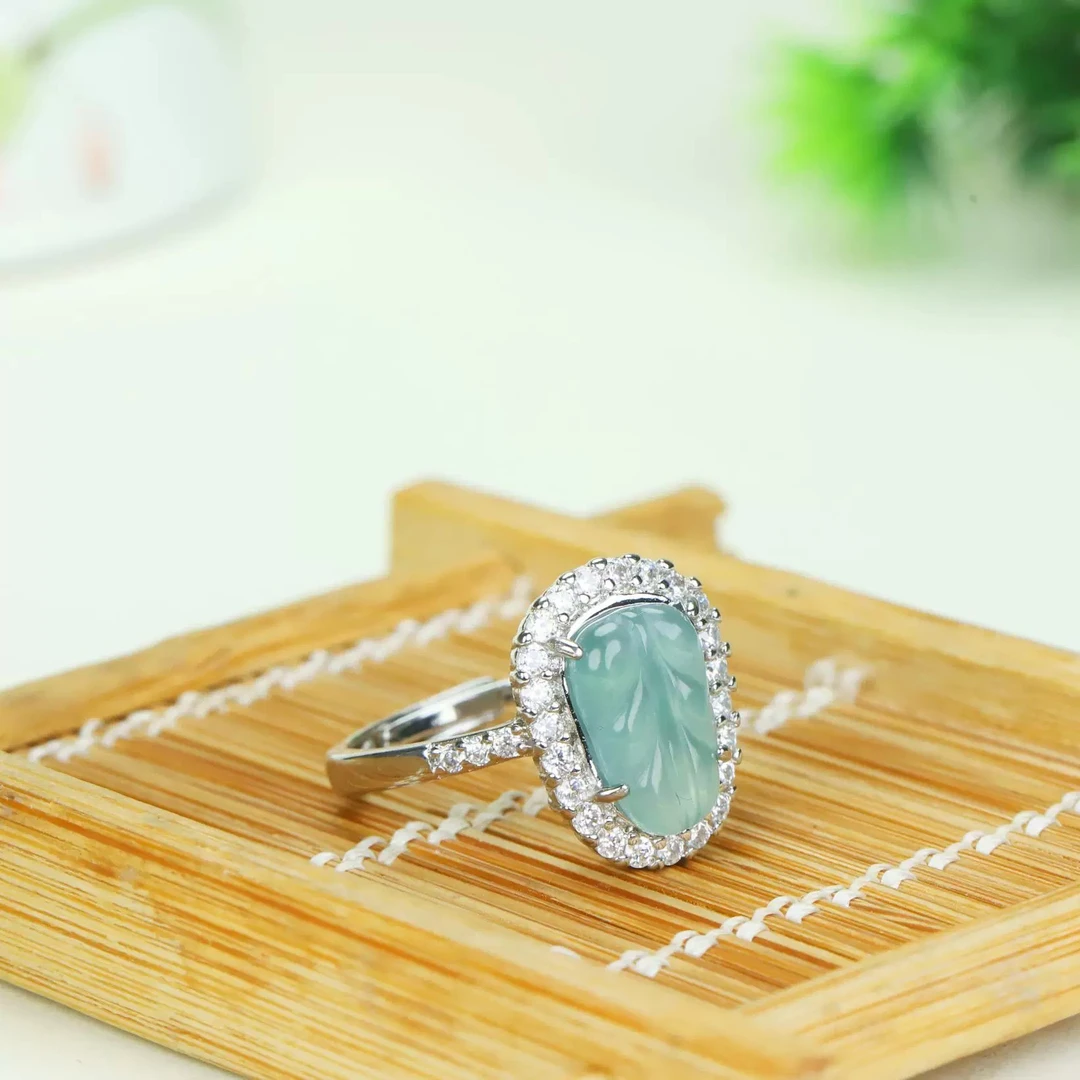 【天意珠宝阁】甄选优质高冰透翡翠戒指