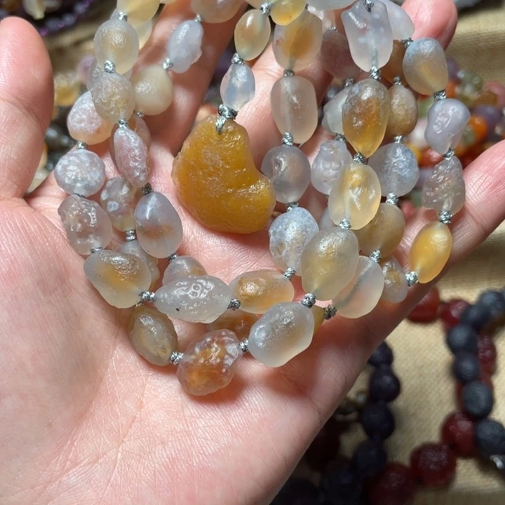 玛瑙/玉髓未镶嵌手链