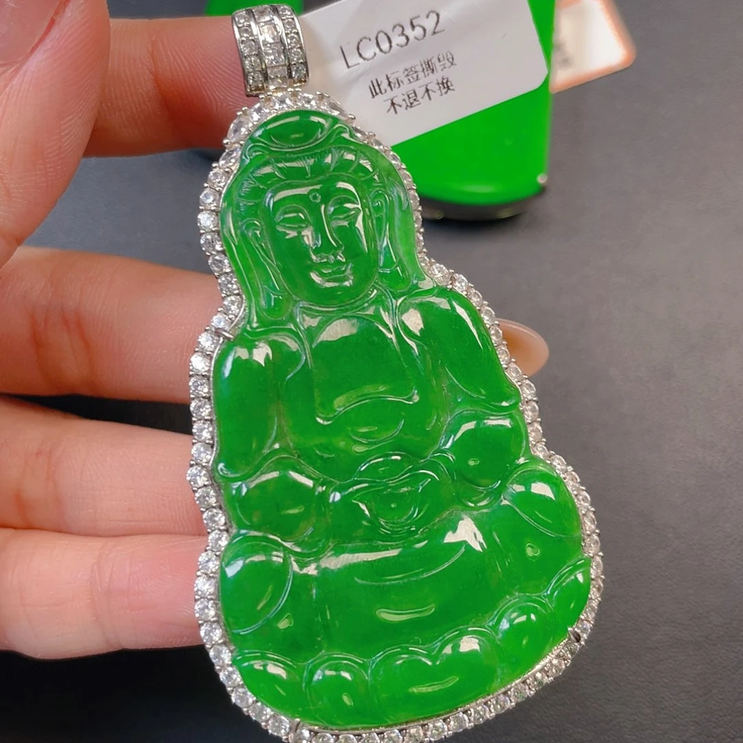 【闪购商品】颈饰银S925镶嵌翡翠翡翠