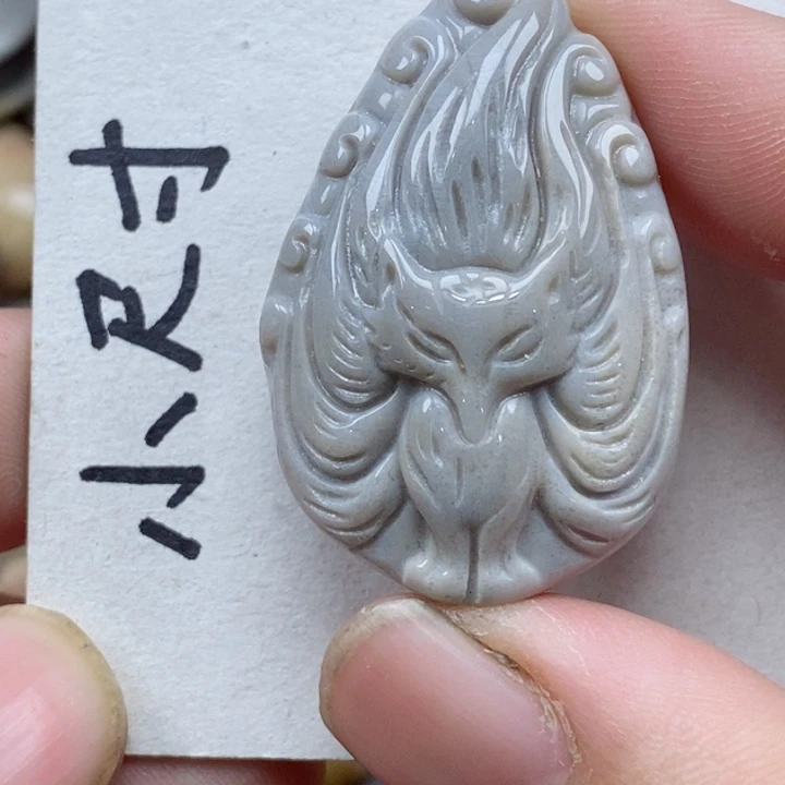 颈饰未镶嵌硅化珊瑚（珊瑚玉）