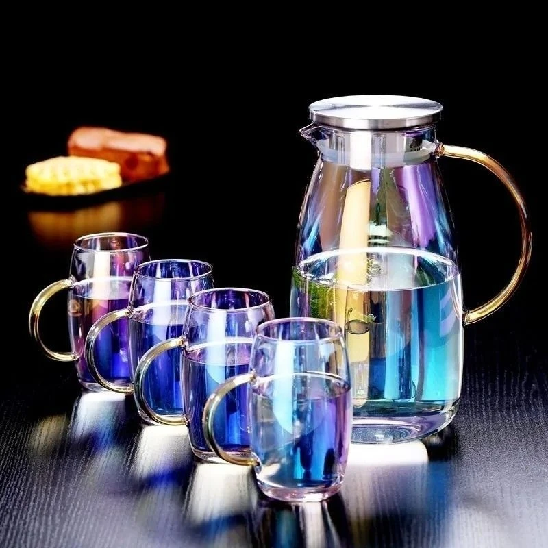 大容量冷水壶1800毫升高硼硅耐热玻璃可加热