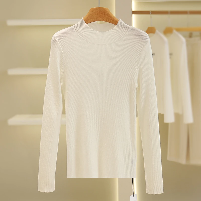 【开播福利】纯色修身打底衫#ZHX38M009