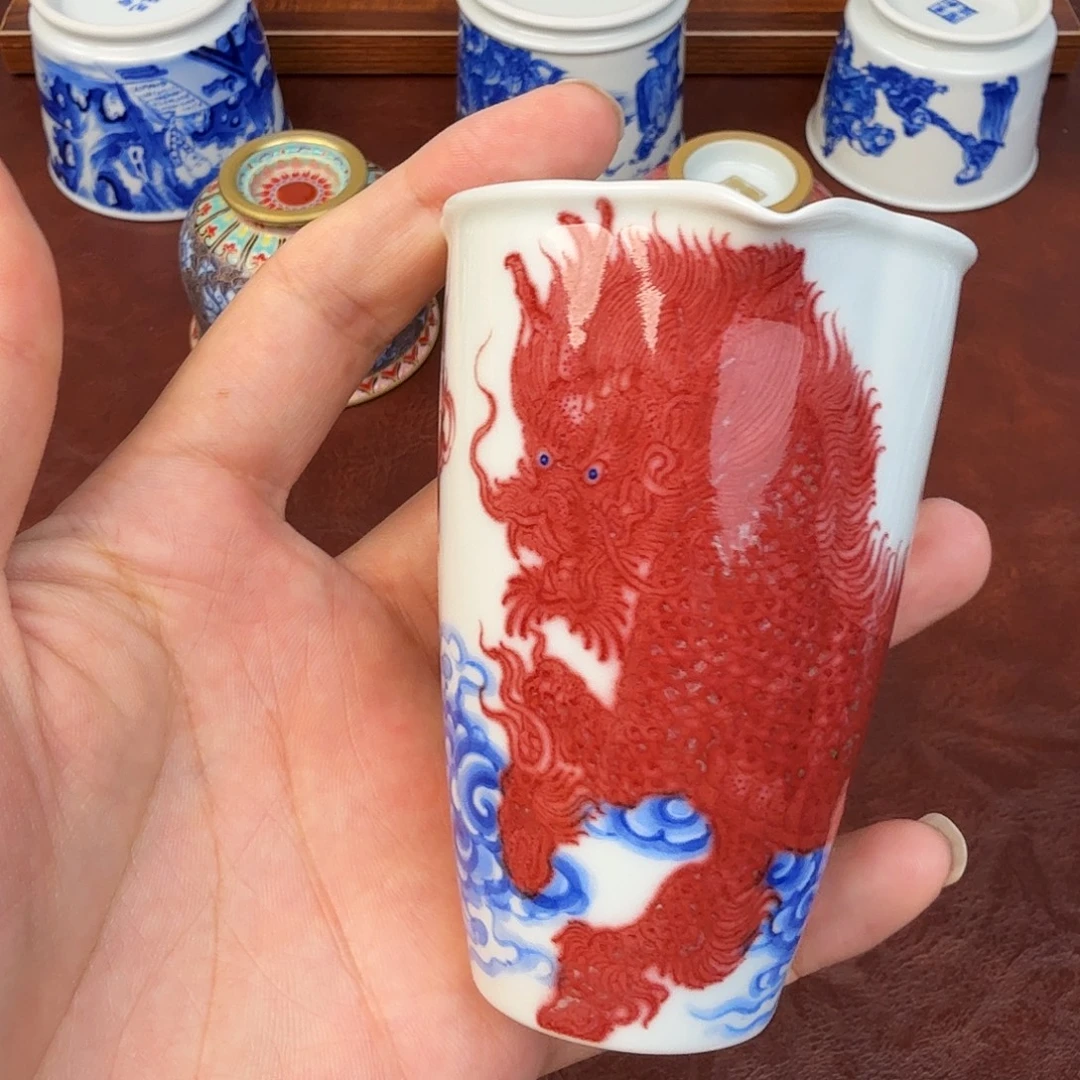 东***师现代景德镇全手工全手绘茶具