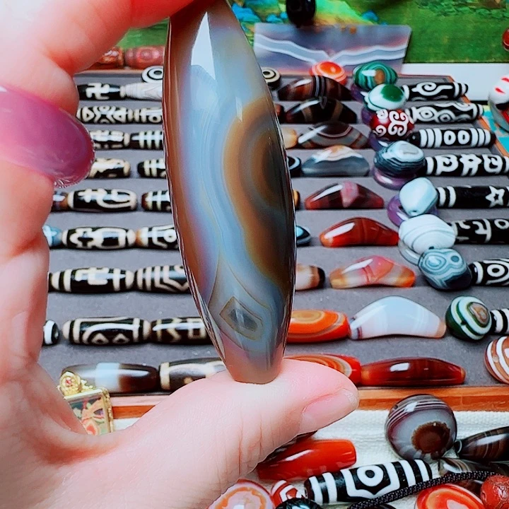 玛瑙/玉髓合金珠宝半成品