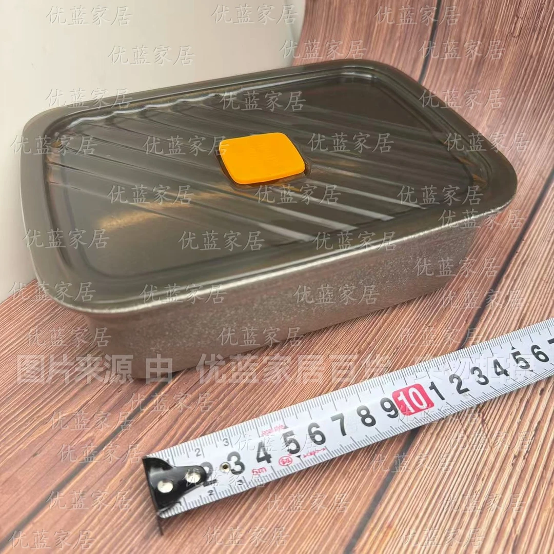 钛冰花结晶大容量保鲜盒食品级抗菌一体加厚密封罐