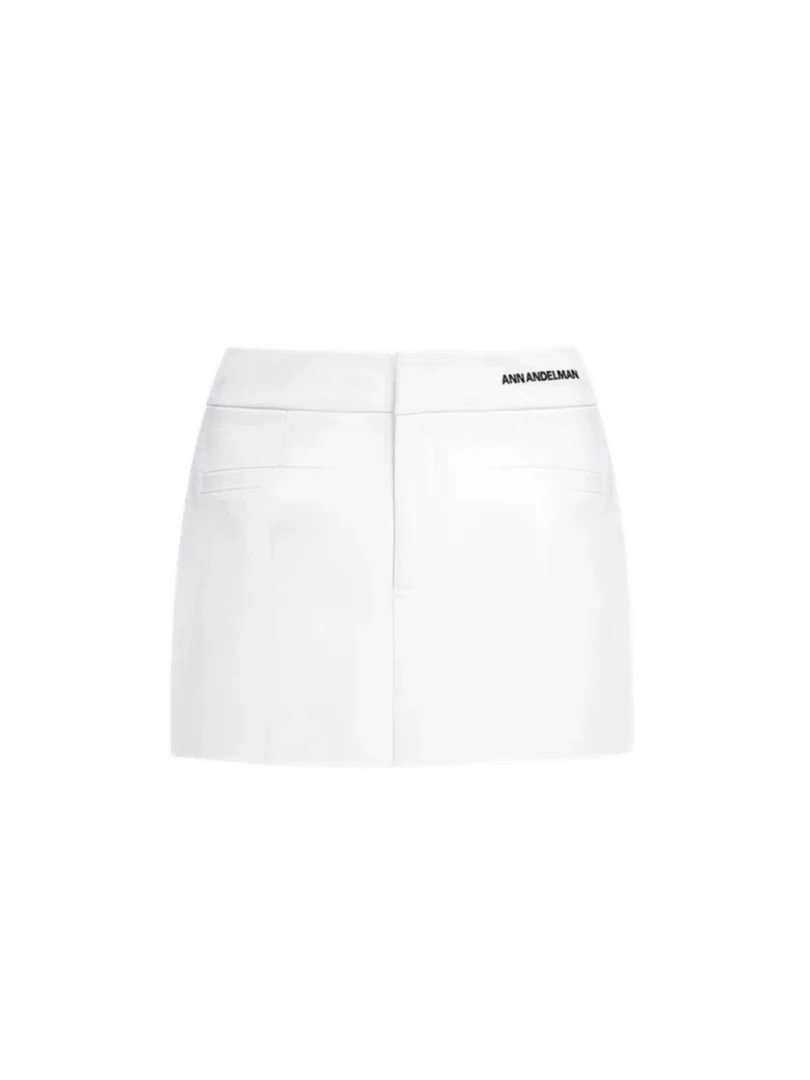 BYÏNG STUDIO 25ss春夏新品微标薄款直筒裙裤 黑/白/灰