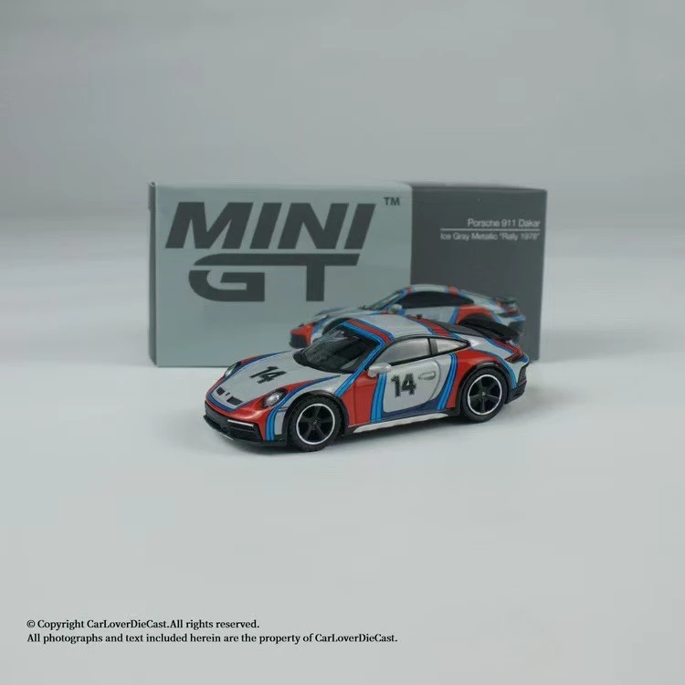 MINIGT964合金964号 保时捷911 达喀尔小比例汽车模型收藏