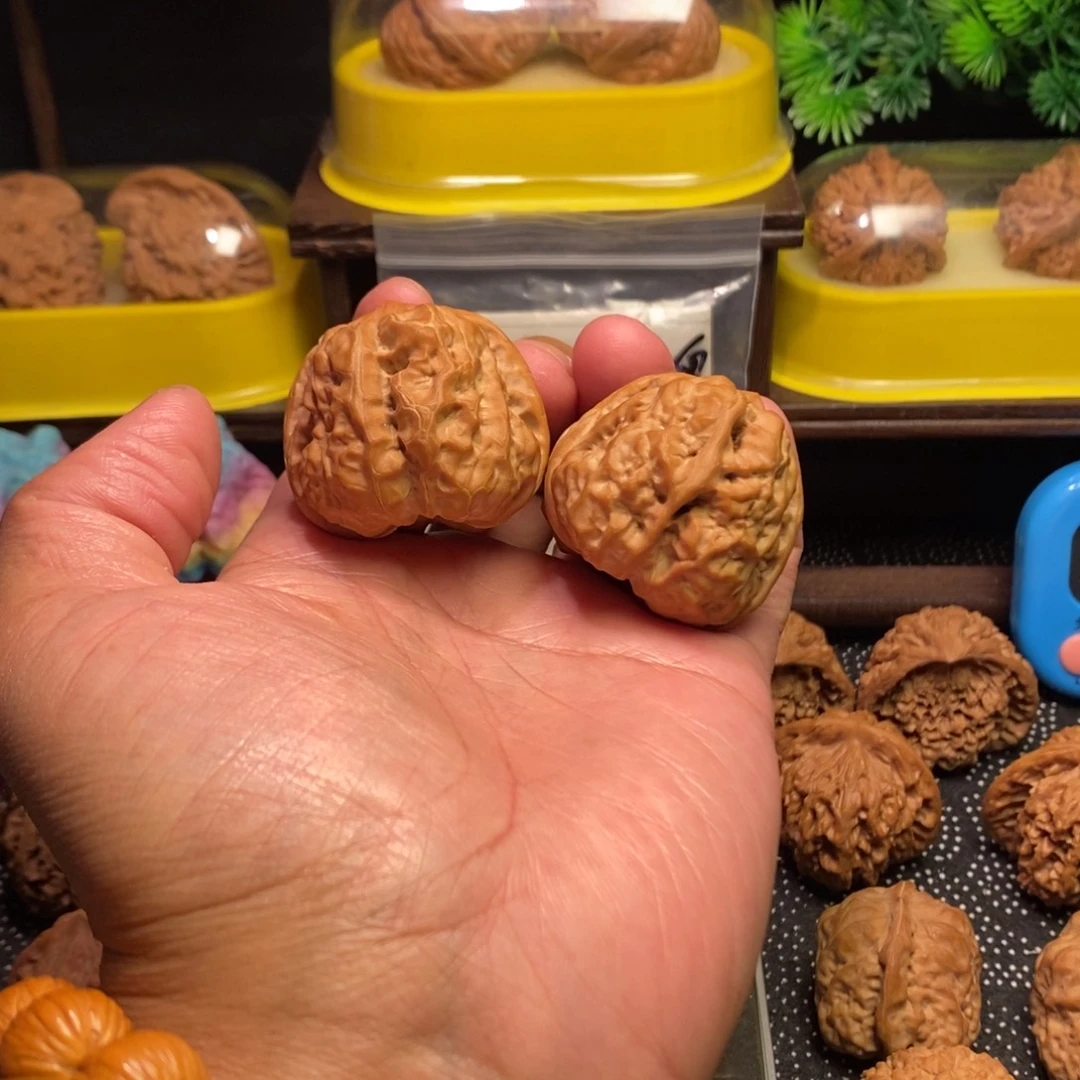 吊坠文玩核桃肌肉开背蛙41有修