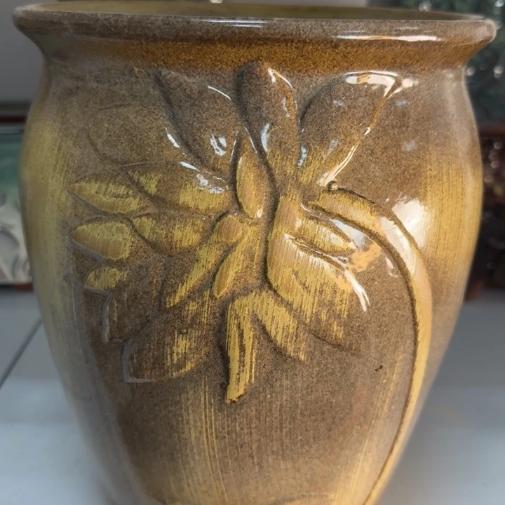 紫砂花盆口20高25，11111