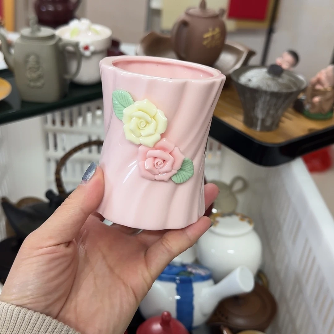 微瑕陶瓷茶具茶壶茶杯