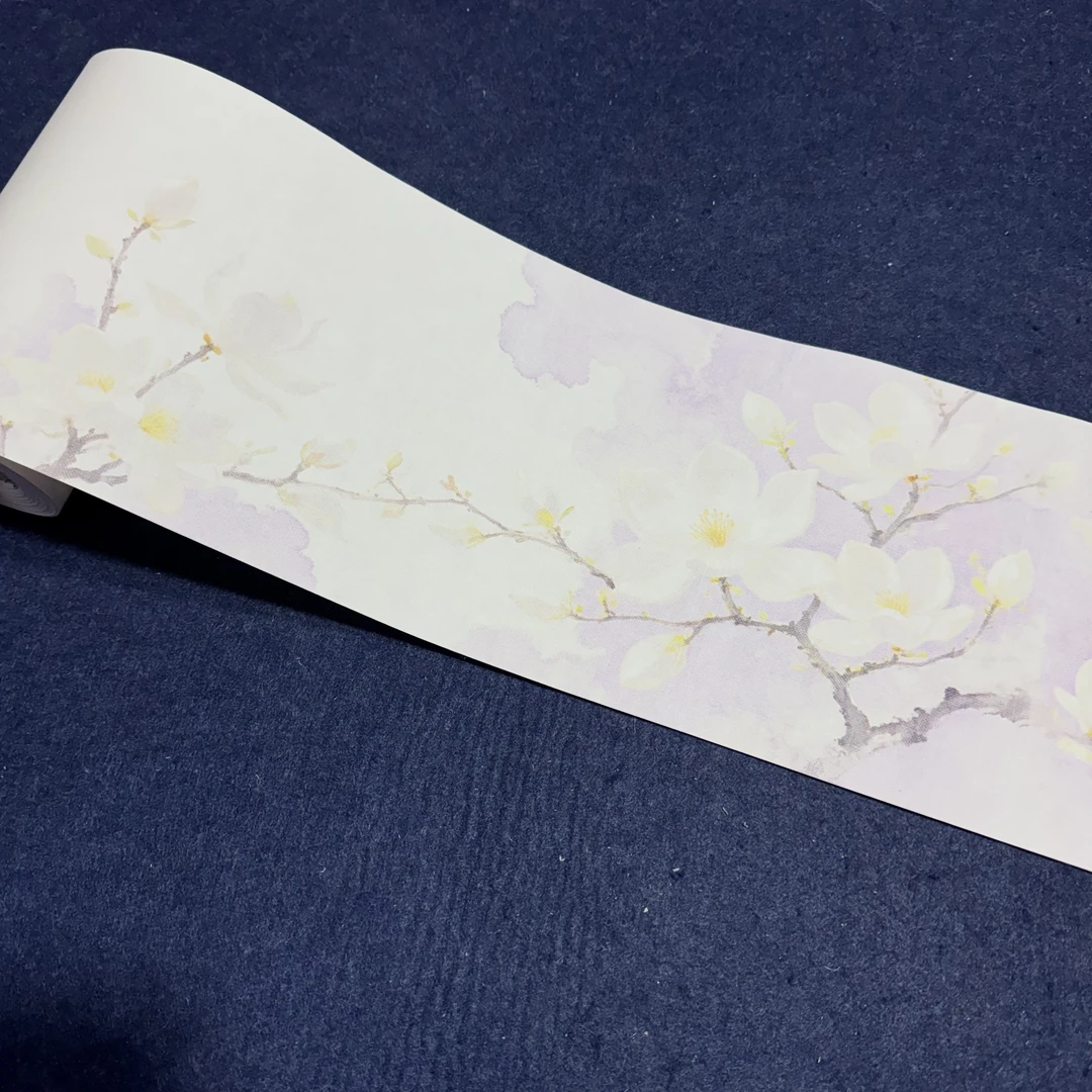 【升级纳米迷你小玉兰长卷】大风堂纳米半生熟毛笔书法作品纸