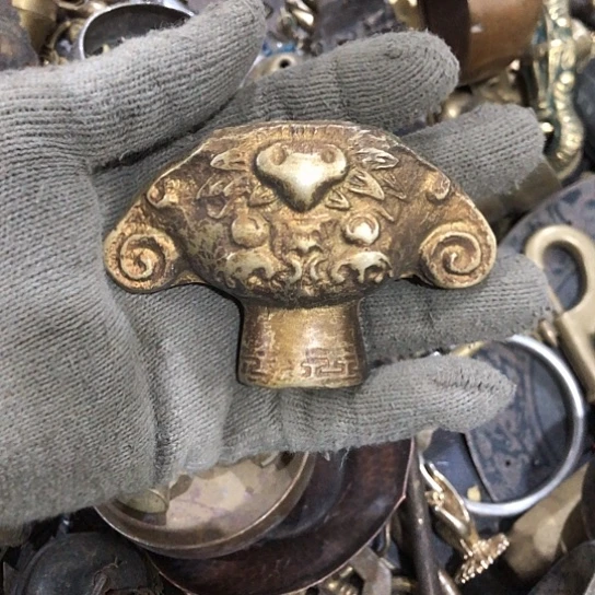 刀***刀闪电购铜摆件工艺品