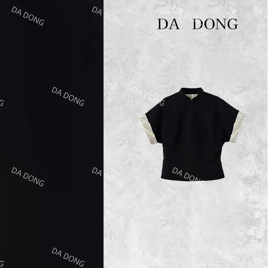 暗黑--中式国风气质时尚百搭休闲夏季宽松复古小众文艺显瘦衬衫