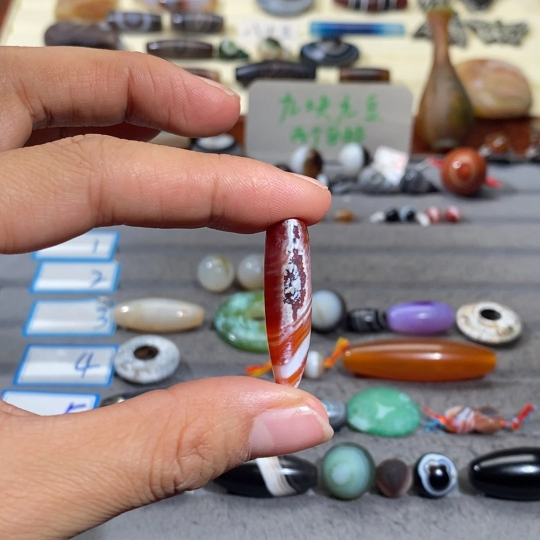 有***️玛瑙/玉髓合金颈饰